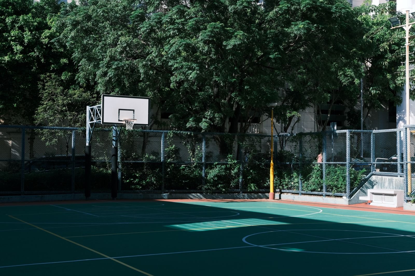 Half basketball court at Orchid Life, Gunjur