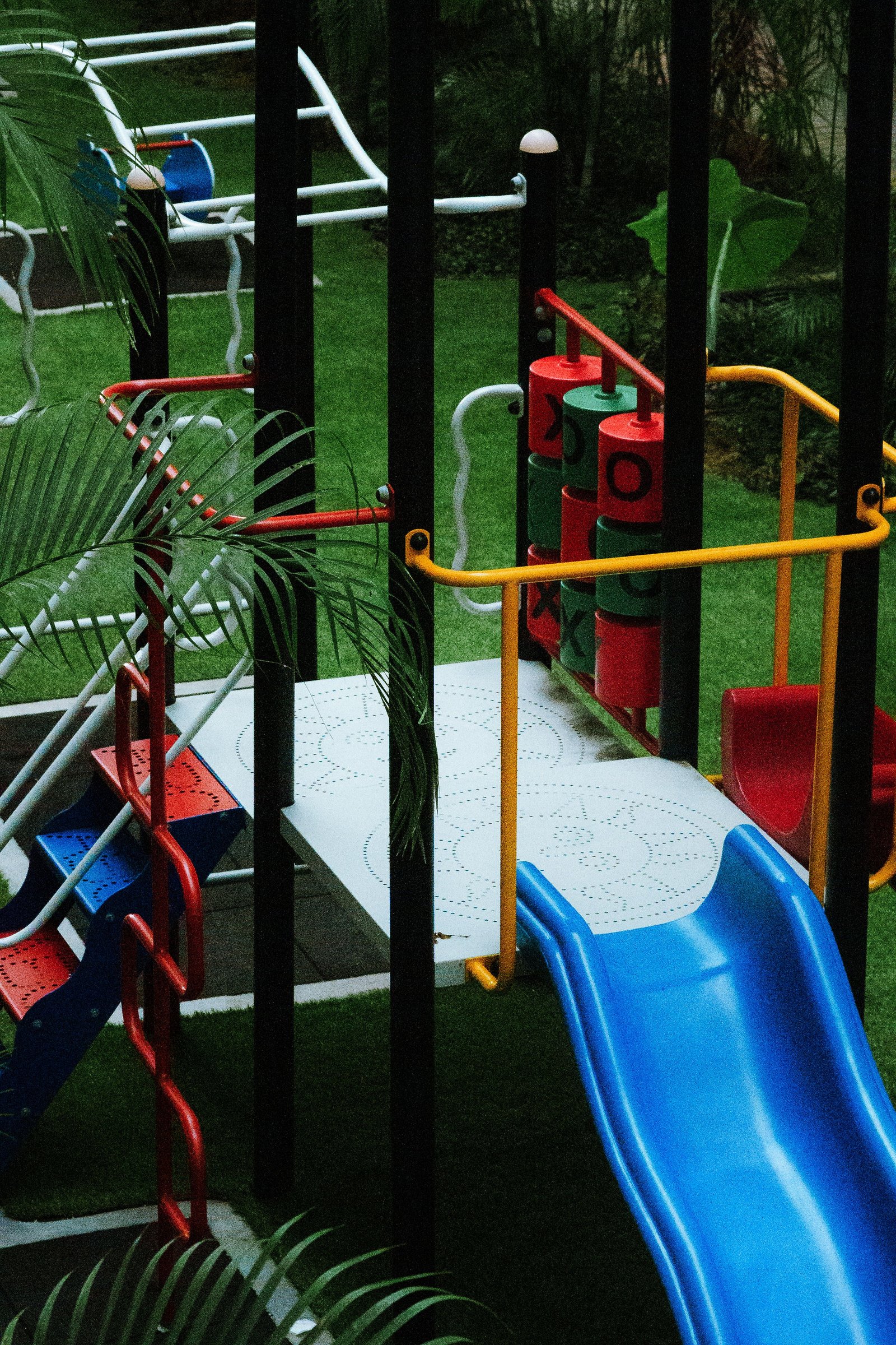 Kids' play area at Orchid Life, Gunjur