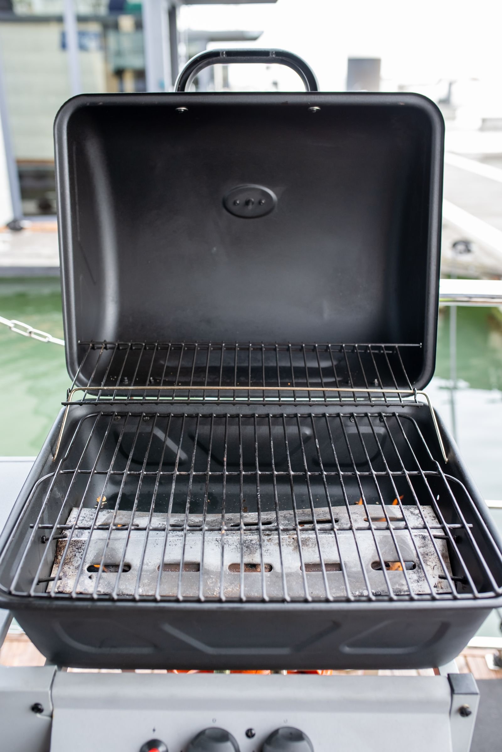 Barbeque zone at Orchid Life, Gunjur